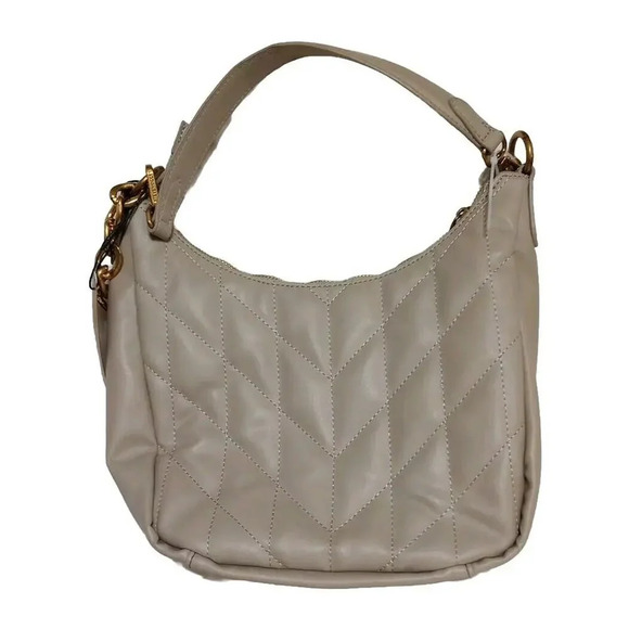 Steve Madden Timeless Taupe Shoulder Bag $98 MSRP NEW With Tags Quilted Purse - Picture 5 of 10